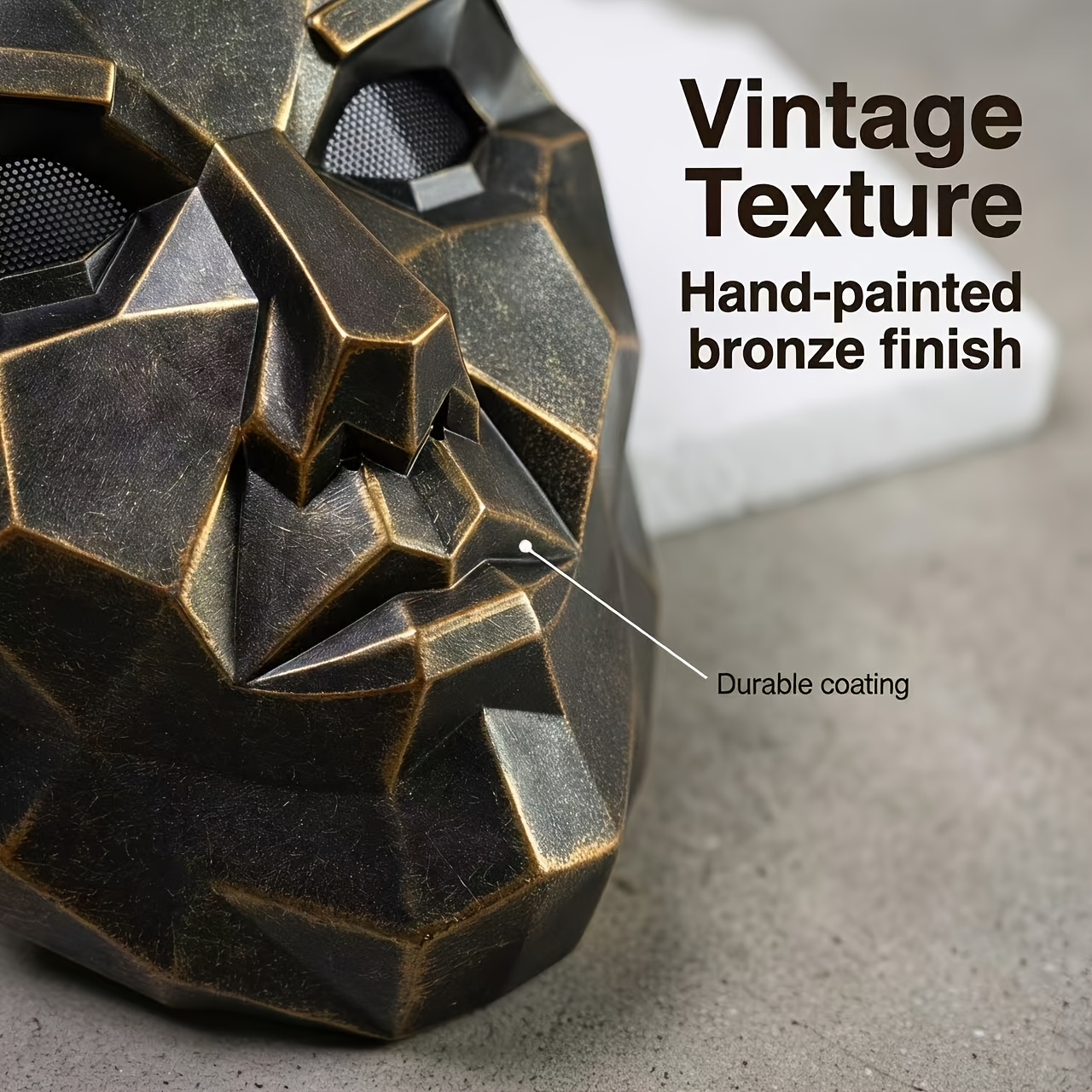 Handmade Resin Craft Mask for Halloween Carnival